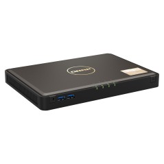 QNAP TBS-464 NAS Bureau Intel® Celeron® N5105 8 Go DDR4 0 To QNAP Turbo System Noir