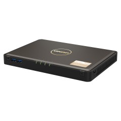 QNAP TBS-464 NAS Bureau Intel® Celeron® N5105 8 Go DDR4 0 To QNAP Turbo System Noir