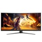 AOC G4 CU34G4Z écran plat de PC 86,4 cm (34") 3440 x 1440 pixels Wide Quad HD LED Noir, Rouge