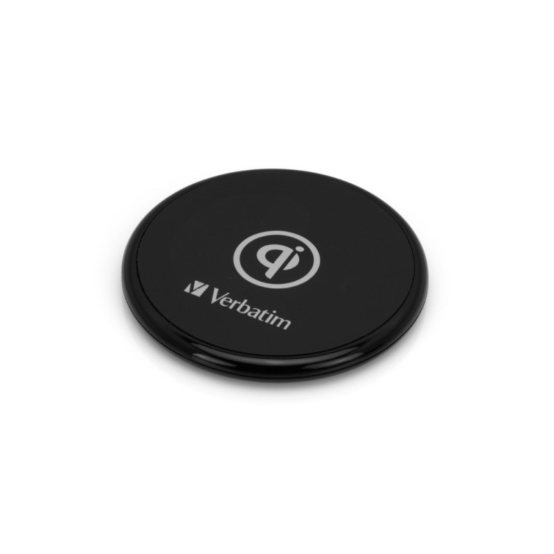 Verbatim 49550 chargeur d'appareils mobiles Téléphone portable Noir USB Recharge sans fil Charge rapide Intérieure