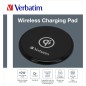 Verbatim 49550 chargeur d'appareils mobiles Téléphone portable Noir USB Recharge sans fil Charge rapide Intérieure