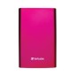 Verbatim Store 'n' Go USB 3.0 Portable Hard Drive 1TB Hot Pink disque dur externe 1 To 5400 tr/min 2.5" Micro-USB B 3.2 Gen 1