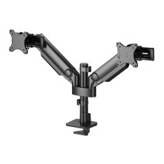 Neomounts DS65S-950BL2 Support d'écran à fixer 24-34" - ressort à gaz - Topfix - multiréglable - arrêt 180°
