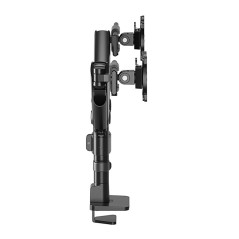 Neomounts DS65S-950BL2 Support d'écran à fixer 24-34" - ressort à gaz - Topfix - multiréglable - arrêt 180°