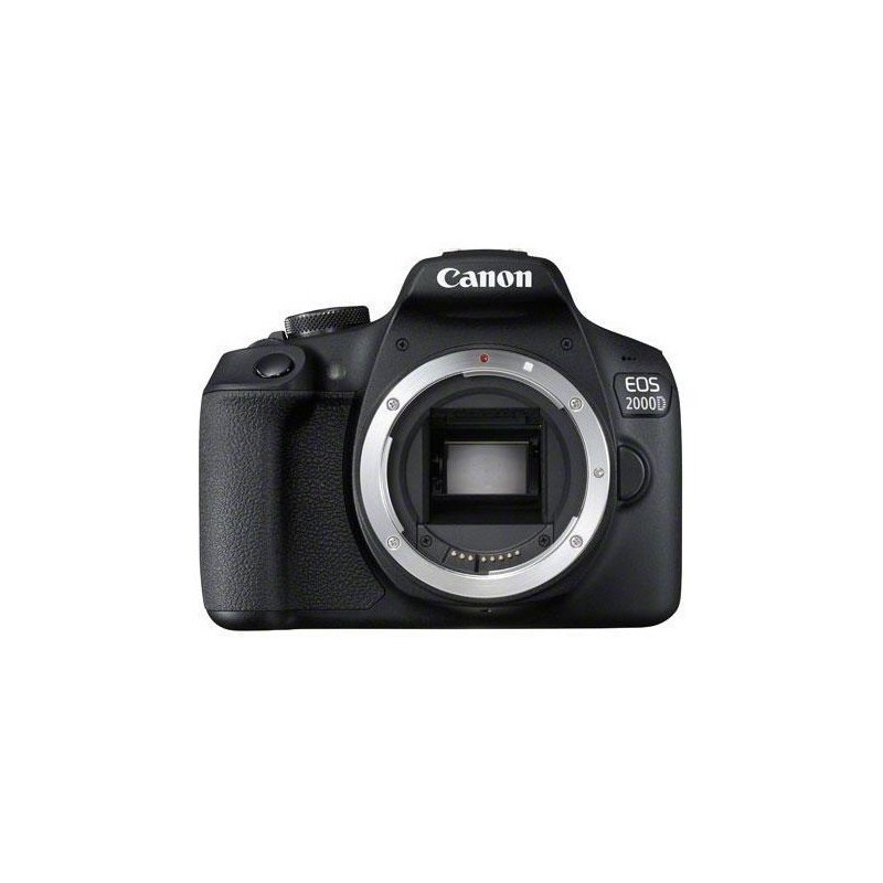 Canon EOS 2000D BK BODY EU26 Boîtier d'appareil-photo SLR 24,1 MP CMOS 6000 x 4000 pixels Noir Canon EOS 2000D BK BODY EU26 Boîtier d'appareil-photo SLR 24,1 MP CMOS 6000 x 4000 pixels Noir