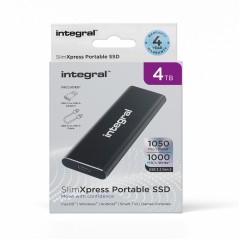 Integral INSSD4TPORT3.2SLIMX lecteur à circuits intégrés externe 4 To 3.2 Gen 2 (3.1 Gen 2)