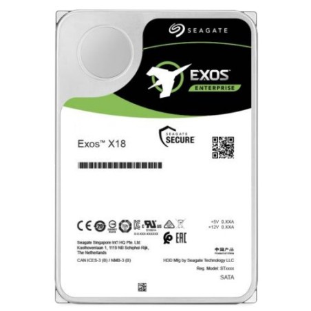 Seagate Exos X18 disque dur 10 To 7200 tr min 256 Mo 3.5" Série ATA III