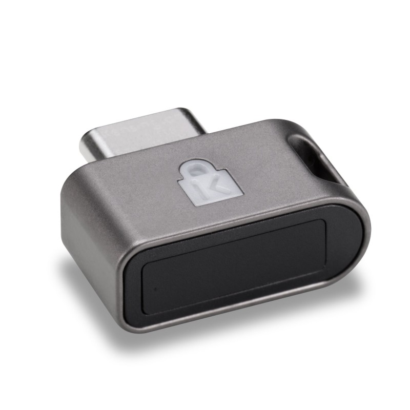 Kensington Clé de sécurité à empreintes digitales VeriMark Guard USB-C - FIDO2, WebAuthn/CTAP2.1 et FIDO U2F Kensington Clé de sécurité à empreintes digitales VeriMark Guard USB-C - FIDO2, WebAuthn/CTAP2.1 et FIDO U2F