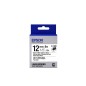 Epson LK-4WBQ - Spécial tissu thermocollant - Noir sur Blanc - 12mmx5m Epson LK-4WBQ - Spécial tissu thermocollant - Noir sur Blanc - 12mmx5m