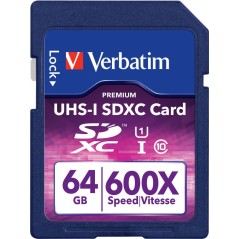 Verbatim SDHC 64GB 64 Go SDXC Classe 10