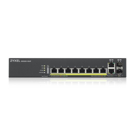Zyxel GS2220-10HP-EU0101F commutateur réseau Géré L2 Gigabit Ethernet (10/100/1000) Connexion Ethernet, supportant
