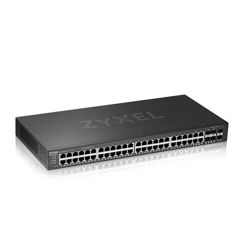 Zyxel GS2220-50-EU0101F commutateur réseau Géré L2 Gigabit Ethernet (10/100/1000) Noir Zyxel GS2220-50-EU0101F commutateur réseau Géré L2 Gigabit Ethernet (10/100/1000) Noir