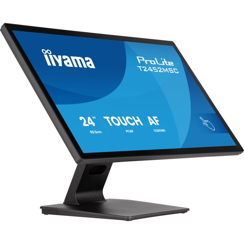 iiyama ProLite T2452MSC-B2 écran plat de PC 61 cm (24") 1920 x 1080 pixels Full HD Écran tactile Noir iiyama ProLite T2452MSC-B2 écran plat de PC 61 cm (24") 1920 x 1080 pixels Full HD Écran tactile Noir
