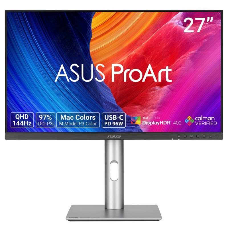 ASUS ProArt PA278CGRV écran plat de PC 68,6 cm (27") 2560 x 1440 pixels Wide Quad HD LCD Argent ASUS ProArt PA278CGRV écran plat de PC 68,6 cm (27") 2560 x 1440 pixels Wide Quad HD LCD Argent