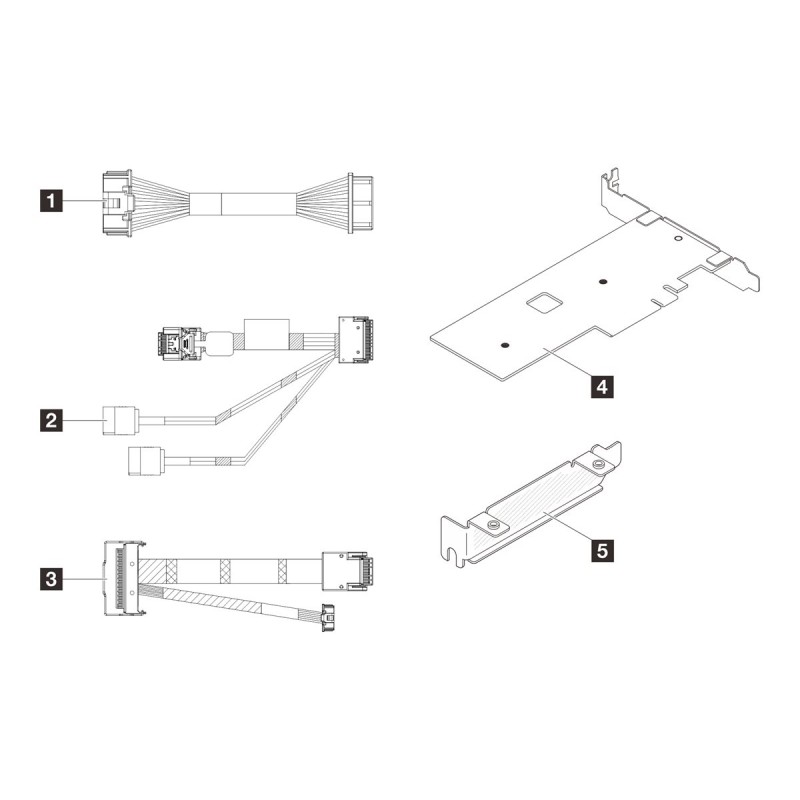 SR250/ST250/ST50 V3 M.2 Cable Kit SR250/ST250/ST50 V3 M.2 Cable Kit
