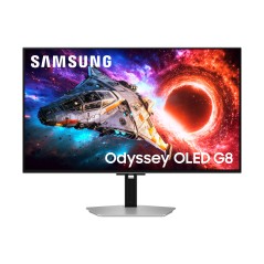 Samsung G80SH écran plat de PC 81,3 cm (32") 3840 x 2160 pixels 4K Ultra HD OLED Argent