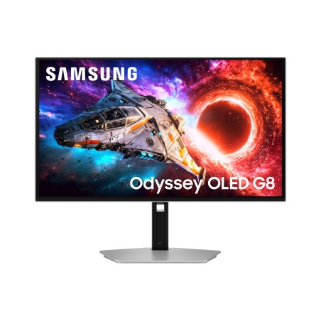 Samsung G80SH écran plat de PC 68,6 cm (27") 3840 x 2160 pixels 4K Ultra HD OLED Argent