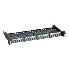 PAN SLIDE EVO 19" 1U 24PT STP CAT6"
