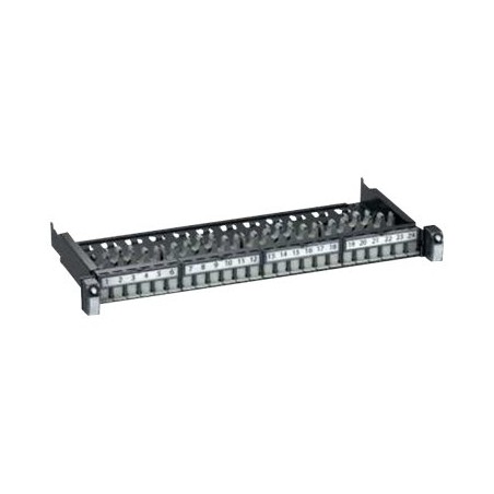 PAN SLIDE EVO 19" 1U 24PT STP CAT6"