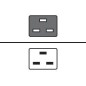 Power Cord Locking C19 to C20 3.0m Red