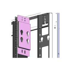 Rear Facing Rack PDU MntKit 750mm 42/48U
