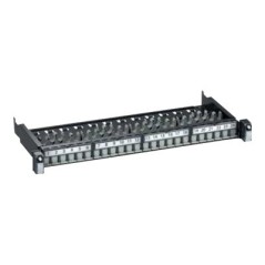 PAN SLIDE EVO 19" 1U 24PT STP CAT6A"