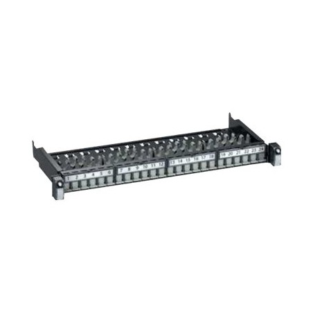 PAN SLIDE EVO 19" 1U 24PT STP CAT6A"