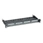 PAN SLIDE EVO 19" 1U 24PT STP CAT6A"