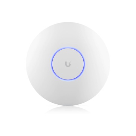 Ceiling-mount tri-band WiFi 7 AP with a