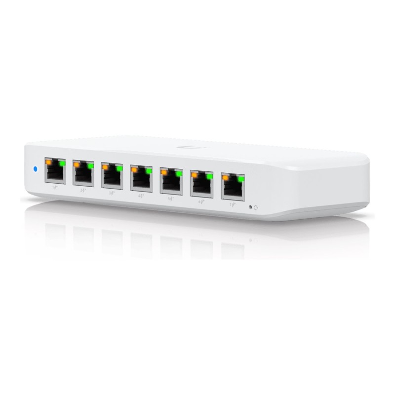 UniFi 8 port GbE PoE+Switch powered by