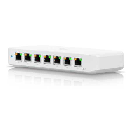 UniFi 8 port GbE PoE+Switch powered by
