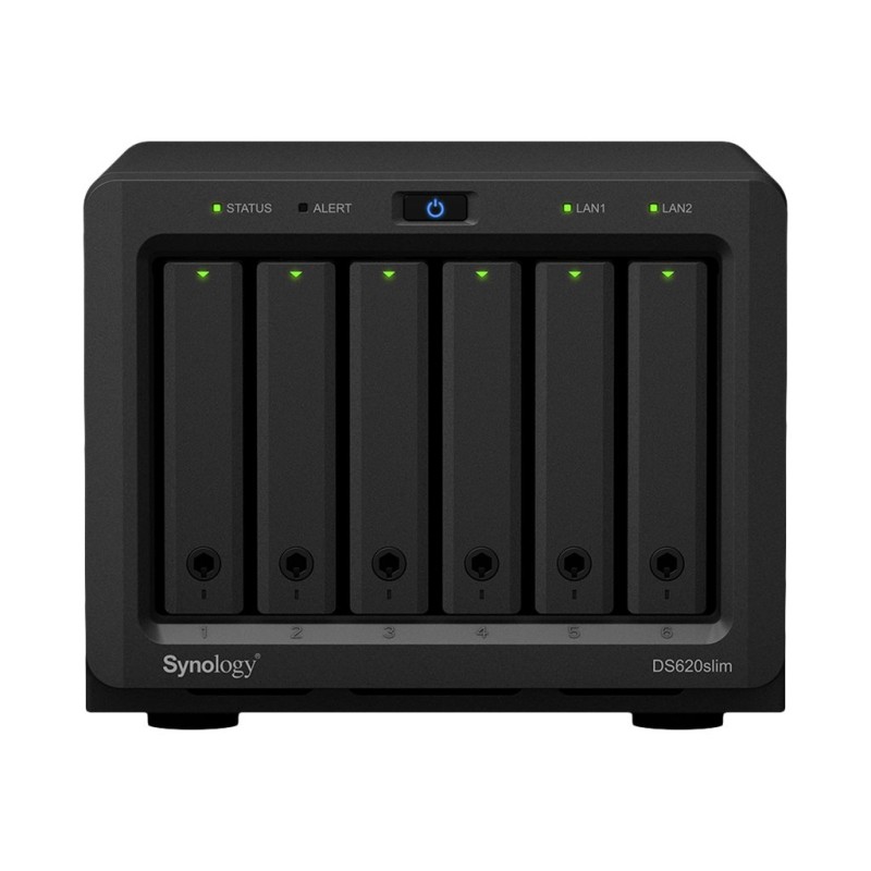 6Bay SlimDesktop NAS Dual Core 2GB Ram