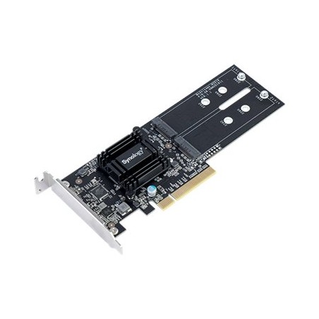 M2D18 PCIe 2.0 8x Dual M.2 SSD adapter