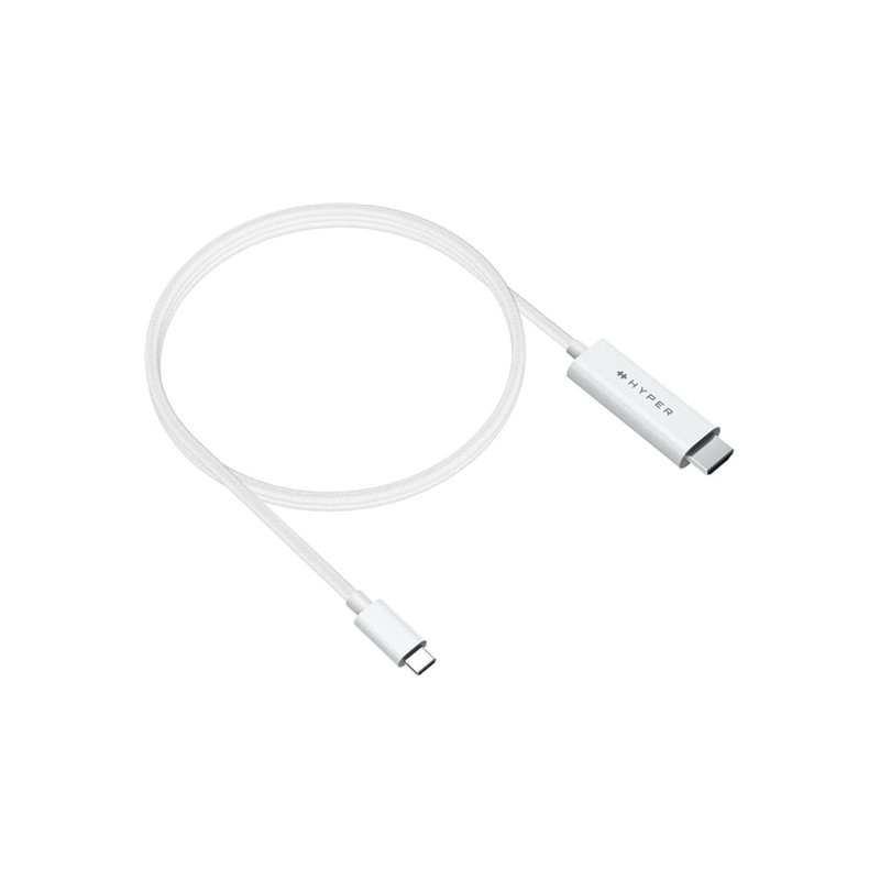 4K USB-C to HDMI Cable - White 4K USB-C to HDMI Cable - White