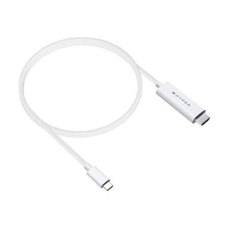 4K USB-C to HDMI Cable - White