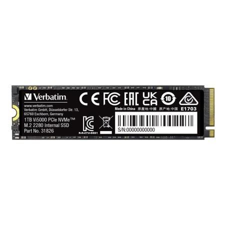 Verbatim Vi5000 1 To M.2 PCI Express 4.0 NVMe 3D NAND