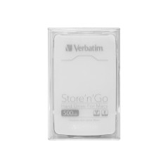 HDD/500Gb 2.5" External USB 3 FW800 WHIT