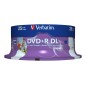 DVD+R/8.5GB 8x Wid Print Surface Spdl 25