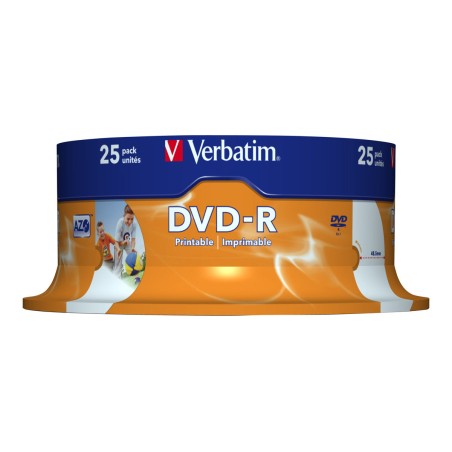 DVD-R/4.7GB 16x AdvAZO Spdl 25pk WidePrt