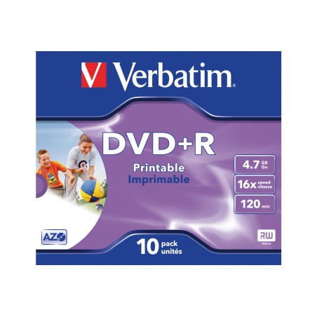 DVD+R/4.7GB 16x AdvAZO JC 10pk Photo Prt