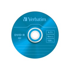 DVD-R/4.7GB 16xspd Colour 5pk SlimCase