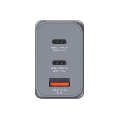 GNC-65 GaN Charger 3 Port 65W USB A/C E