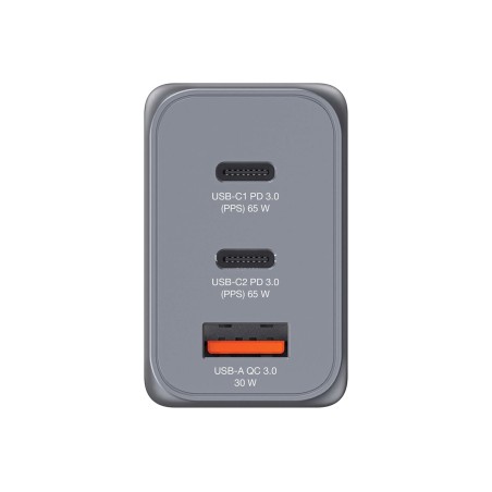 GNC-65 GaN Charger 3 Port 65W USB A/C E