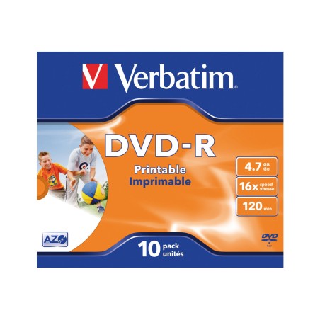 DVD-R/4.7GB 16x AdvAZO JC 10pk print