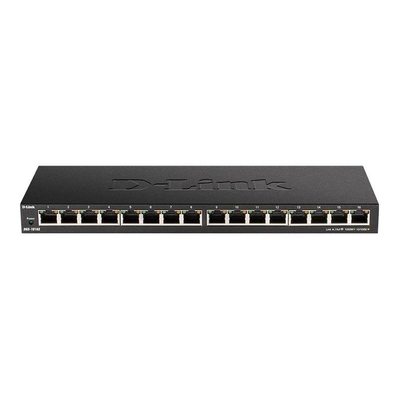 16-Port 10/100/1000Mbps Unmanaged Gigabi
