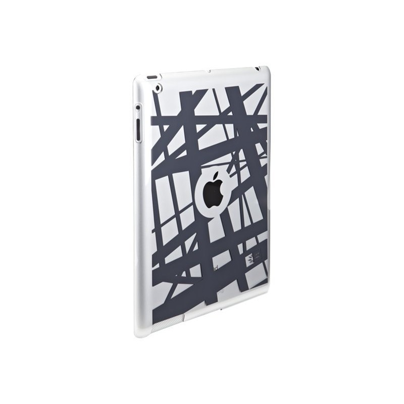 Polycarbonate case iPad2 snap-on clear
