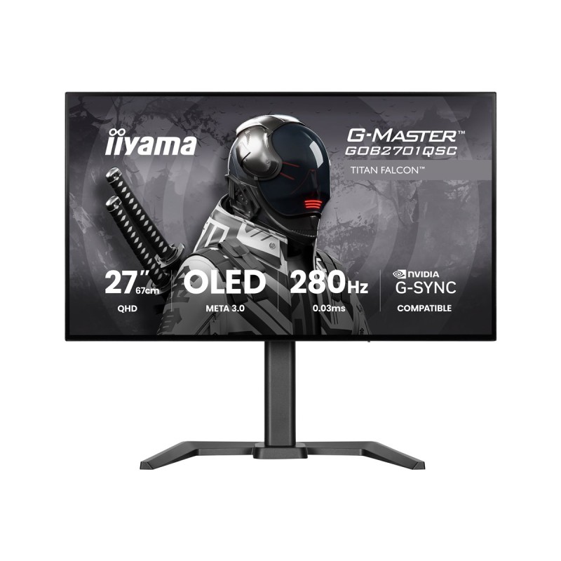 iiyama G-MASTER 27""W LCD QHD Gaming META 3.0 OLED 280 écran plat de PC 68,6 cm (27") 2560 x 1440 pixels Noir iiyama G-MASTER 27""W LCD QHD Gaming META 3.0 OLED 280 écran plat de PC 68,6 cm (27") 2560 x 1440 pixels Noir