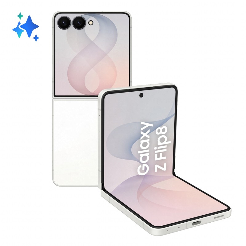 Samsung Galaxy Z Flip8 17,5 cm (6.9") Double SIM 5G USB Type-C 12 Go 256 Go 4300 mAh Crème