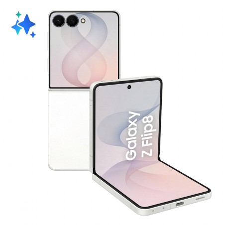 Samsung Galaxy Z Flip8 17,5 cm (6.9") Double SIM 5G USB Type-C 12 Go 256 Go 4300 mAh Crème