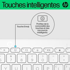HP Clavier Bluetooth multi-périphériques compact 350